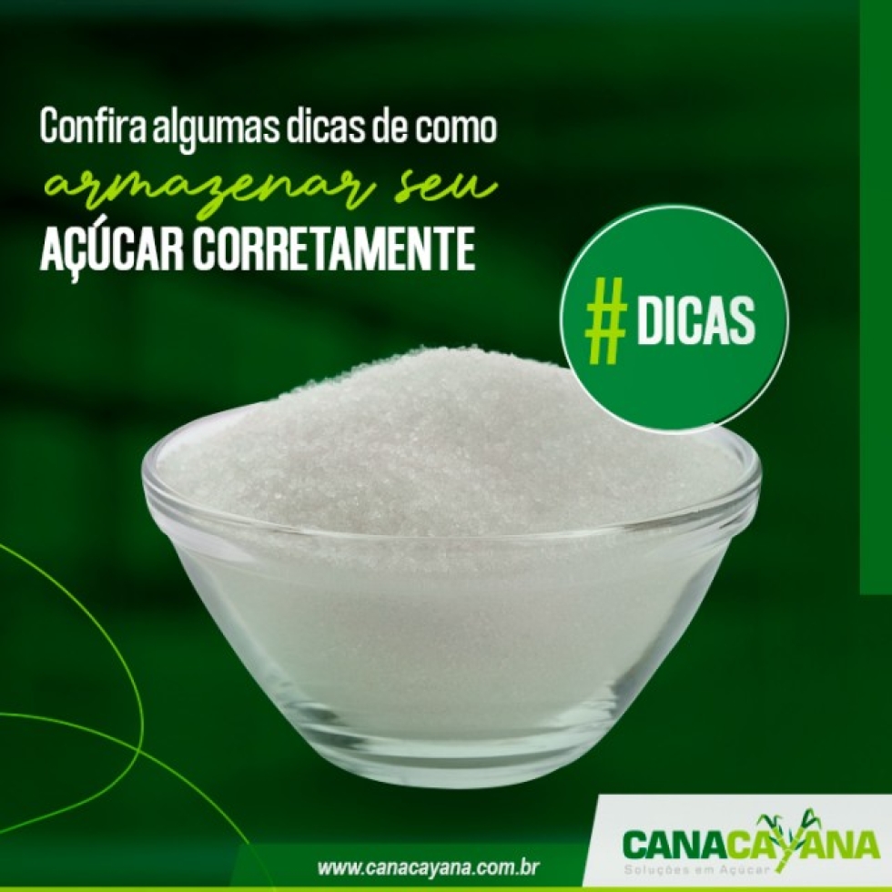 Confira algumas dicas de como armazenar seu açúcar corretamente