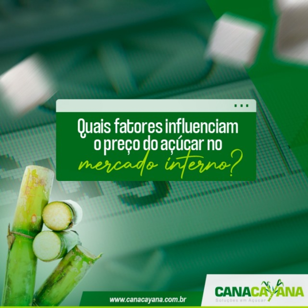 Quais fatores influenciam o preço do açúcar no mercado interno?